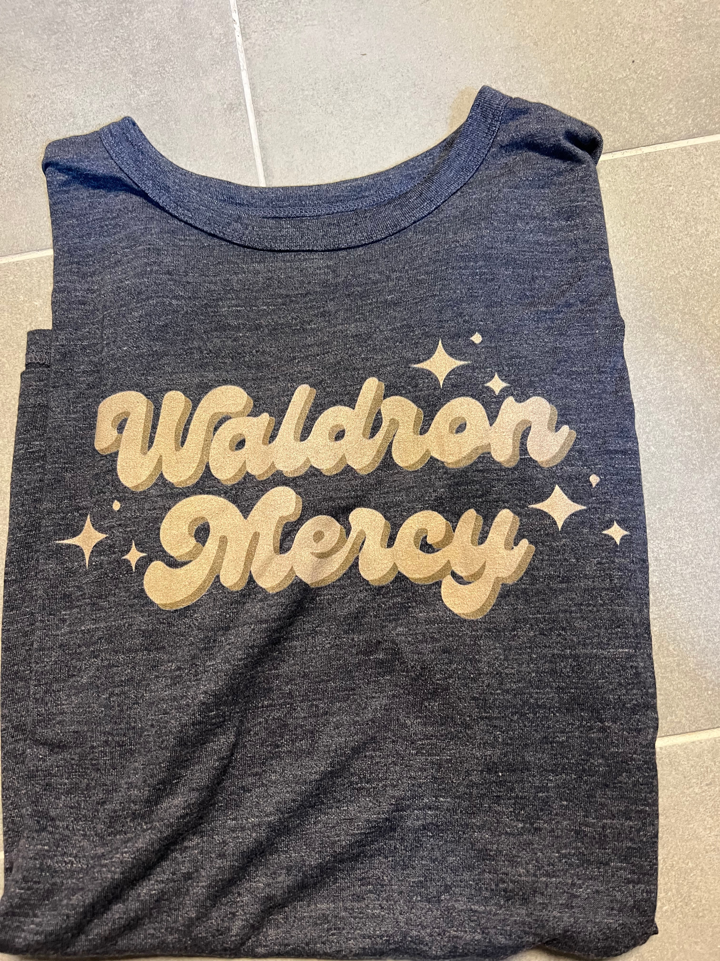 League Waldron Mercy Tee Gray!