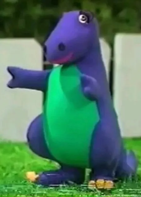 Hatched Purple The Designer of Barney