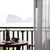 Hotel view from balcony