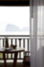 Hotel view from balcony