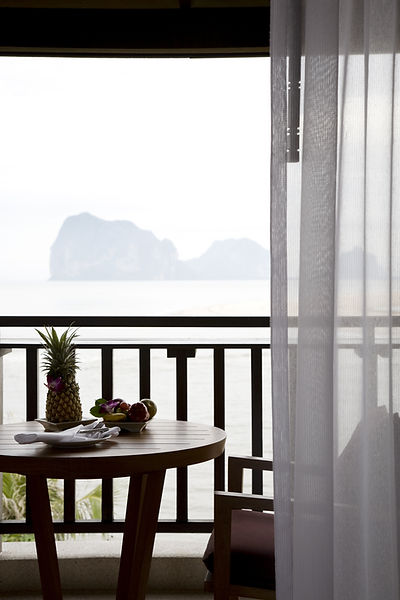 Hotel view from balcony