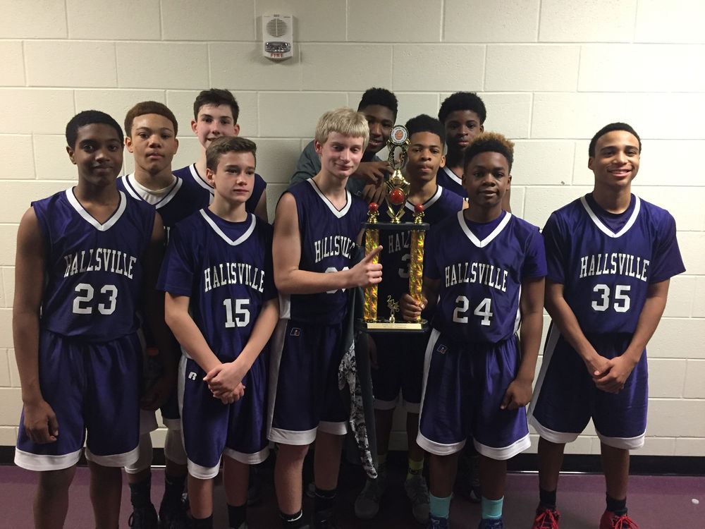 Hallsville 7th Grade A Team South Zone Champs!