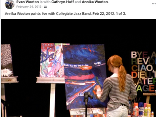 My First Speed Painting: I Painted In Front of My Entire High School with No Practice