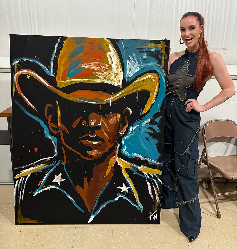 One of my favorite recent paintings for a Juneteenth event in my hometown