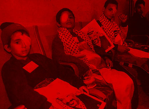 NA 2ª INTIFADA, TROPAS DE ISRAEL ATIRARAM COM BALAS DE BORRACHA NOS OLHOS DAS CRIANÇAS PALESTINAS 