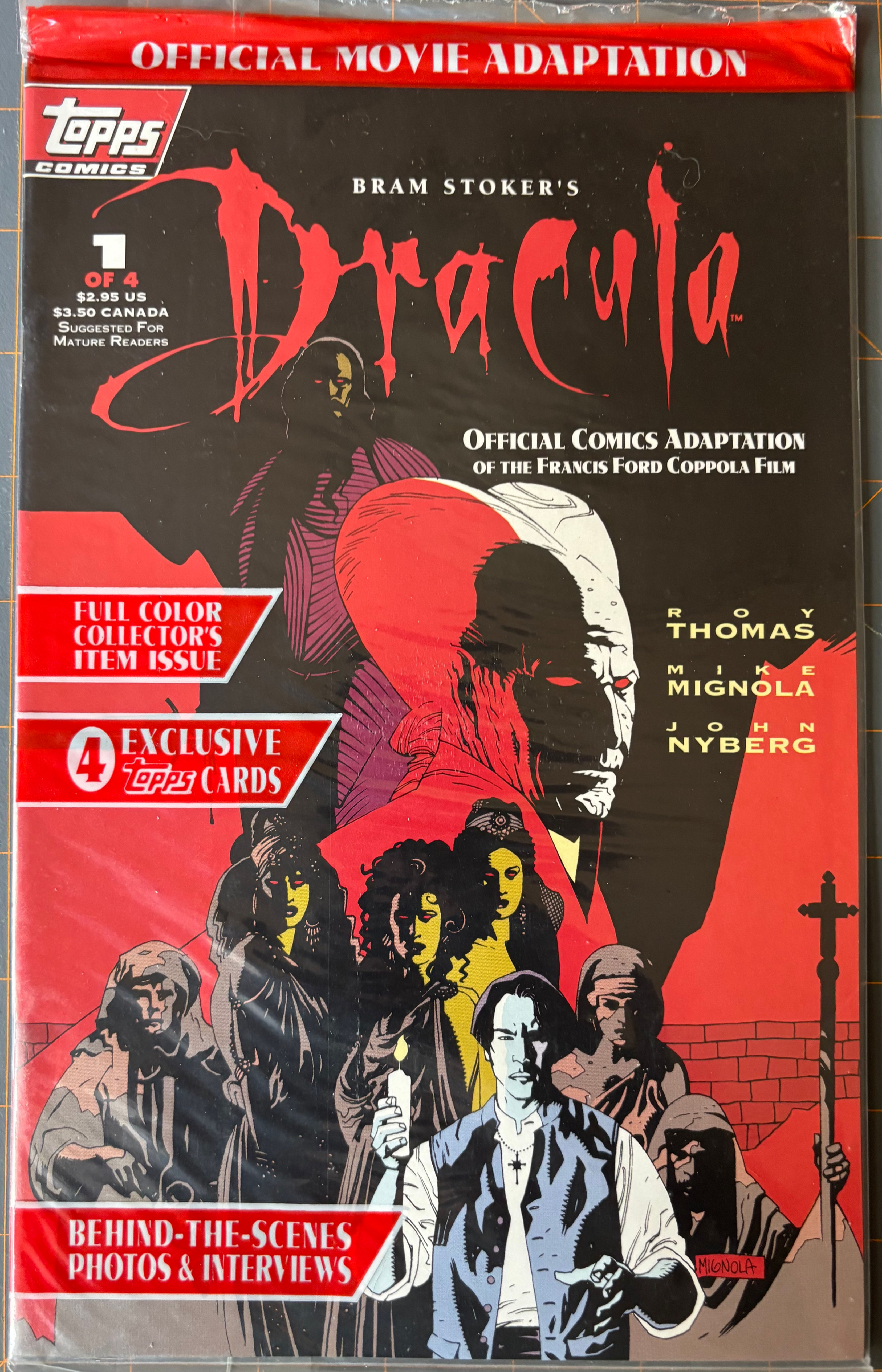 Topps Comics Bram Stoker's Dracula Official Movie Adaption #1