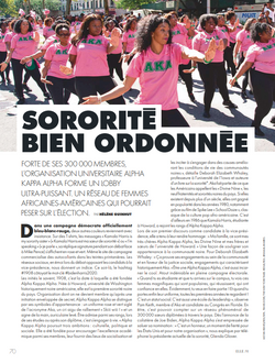 Sororité Alpha Kappa Alpha ELLE 30 octobre 2020