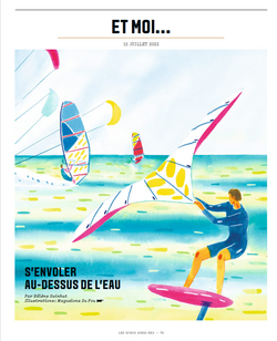 S'envoler au dessus de l'eau 