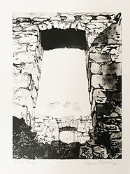Slains Castle, Trial Proof, lithograph.jpg