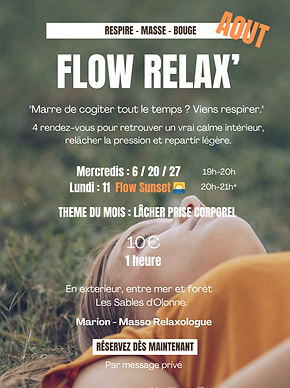 Marron blanc simple moderne yoga relaxation flyer.png