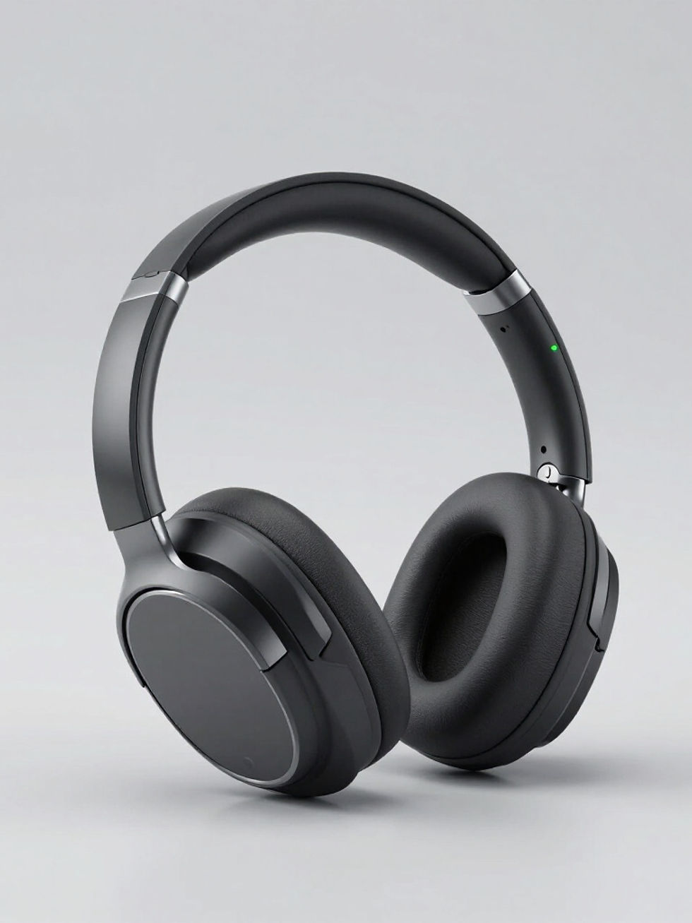 Sleek high-tech headphones