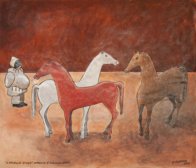 "il cavallo rosso" omaggio ad Eugenio Co