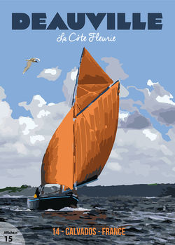 15 - Format 50 x 70 cm - Deauville