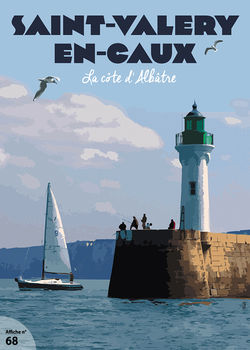 68 - Format 50 x 70 cm - St-Valery-en-Caux