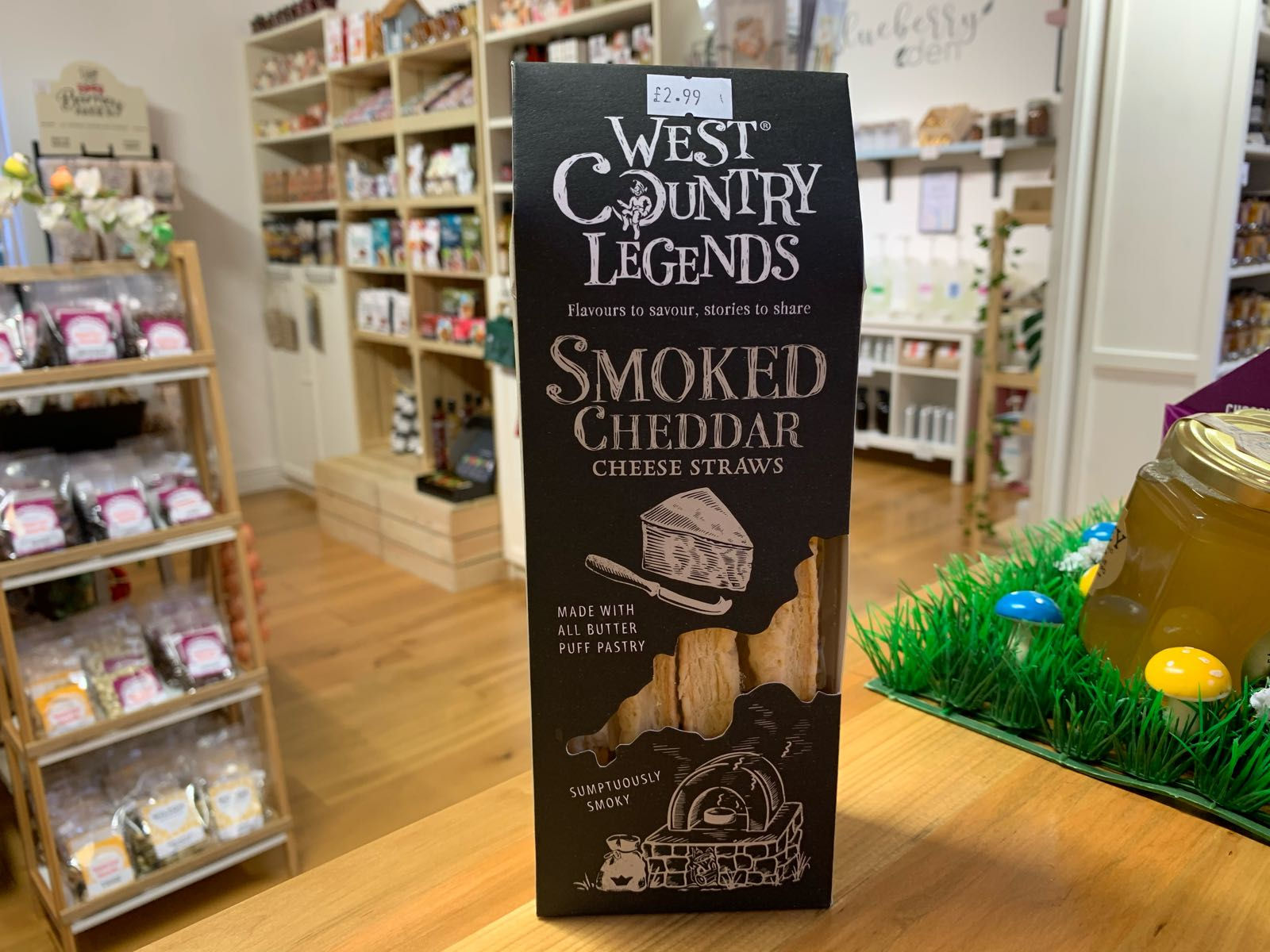 Smoked Cheddar Cheese Straws