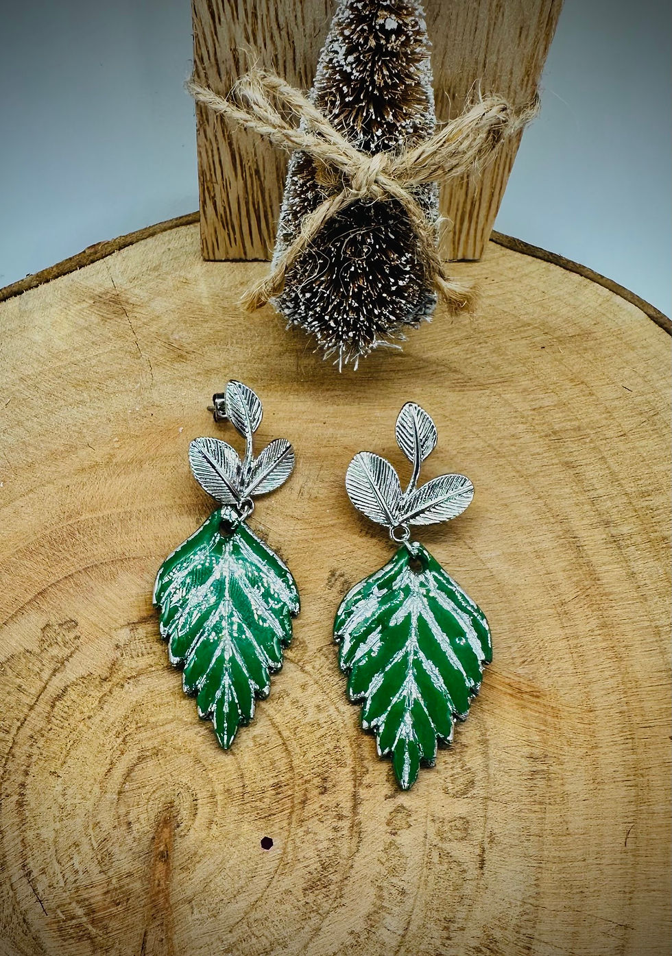 🌿 Feuilles de Givre Émeraude 🌿