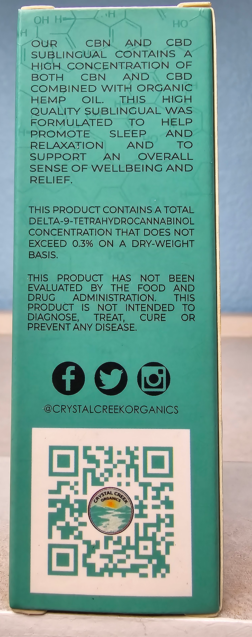 Thumbnail: CBD/CBG Sublingual