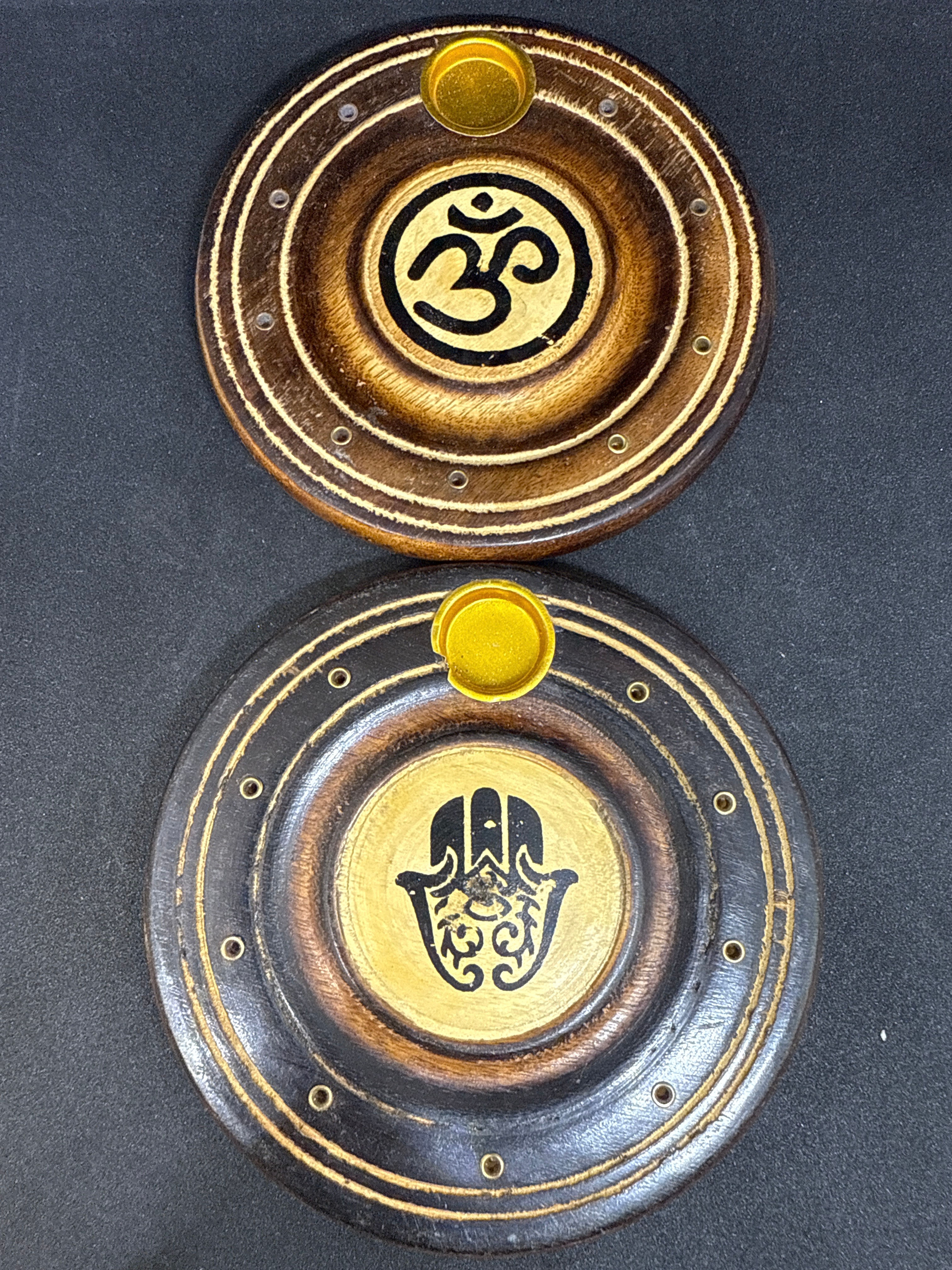3" Incense burning disk