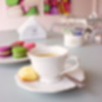 Macarons e Café