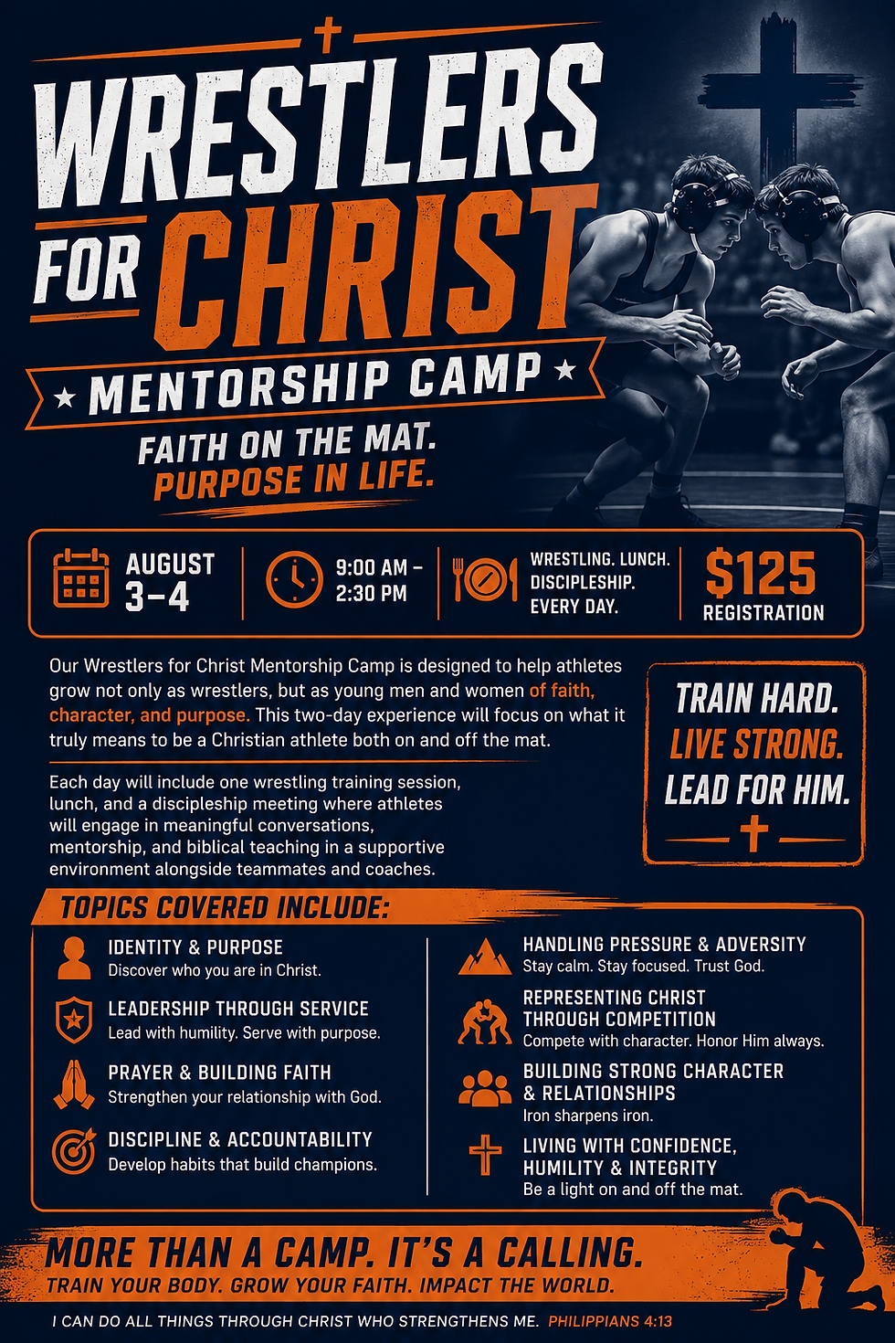 Wrestlers for Christ - Mentorship Camp
