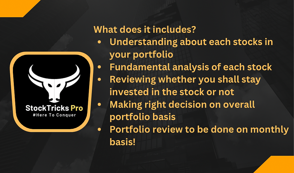 Thumbnail: StockTricks Portfolio Review