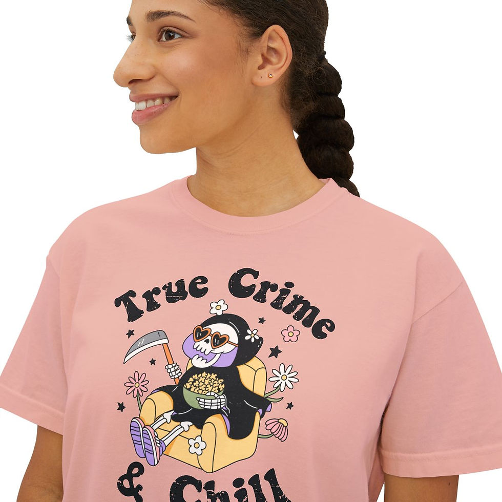 Thumbnail: True Crime & Chill Boxy Tee