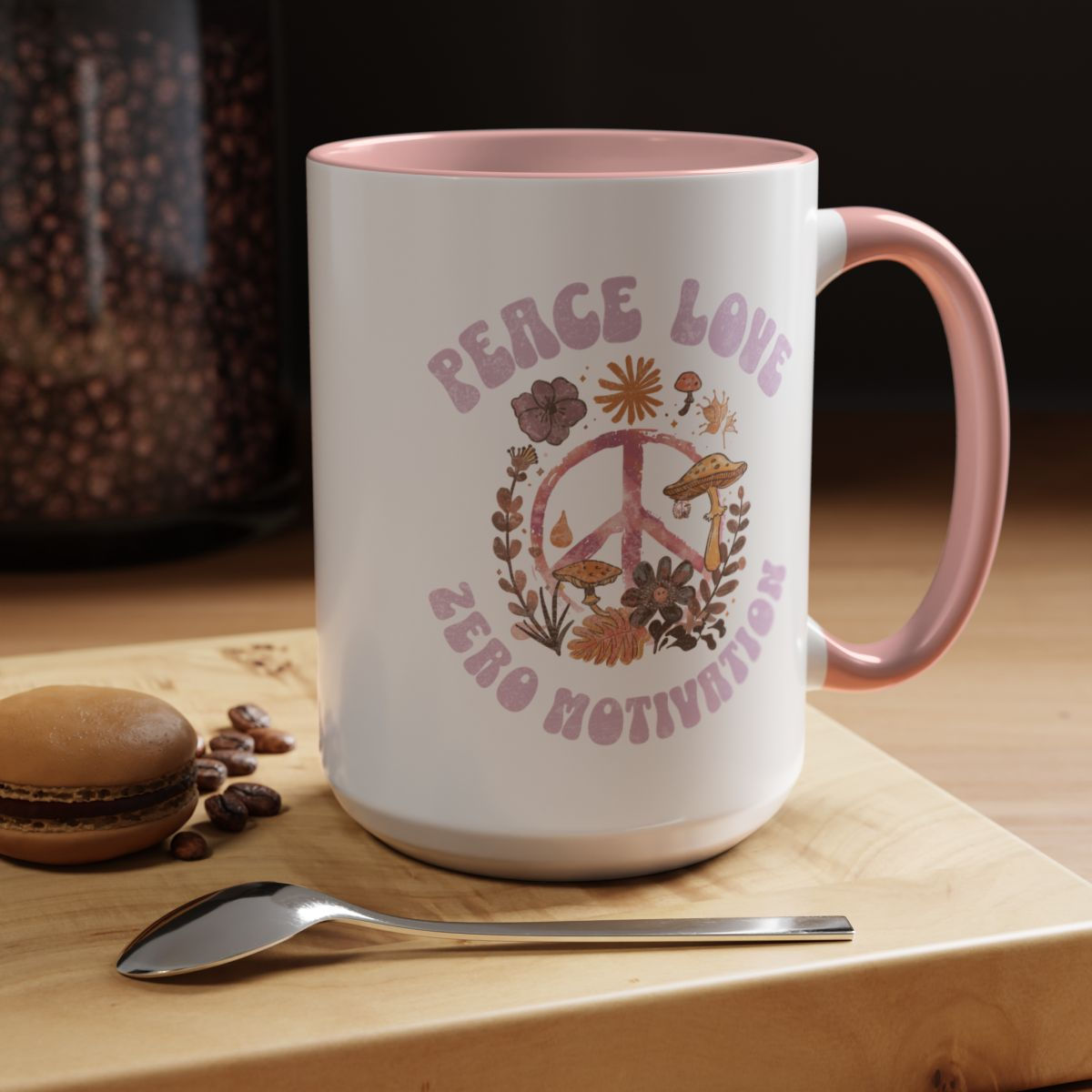Peace Love Zero Motivation Mug (15oz)