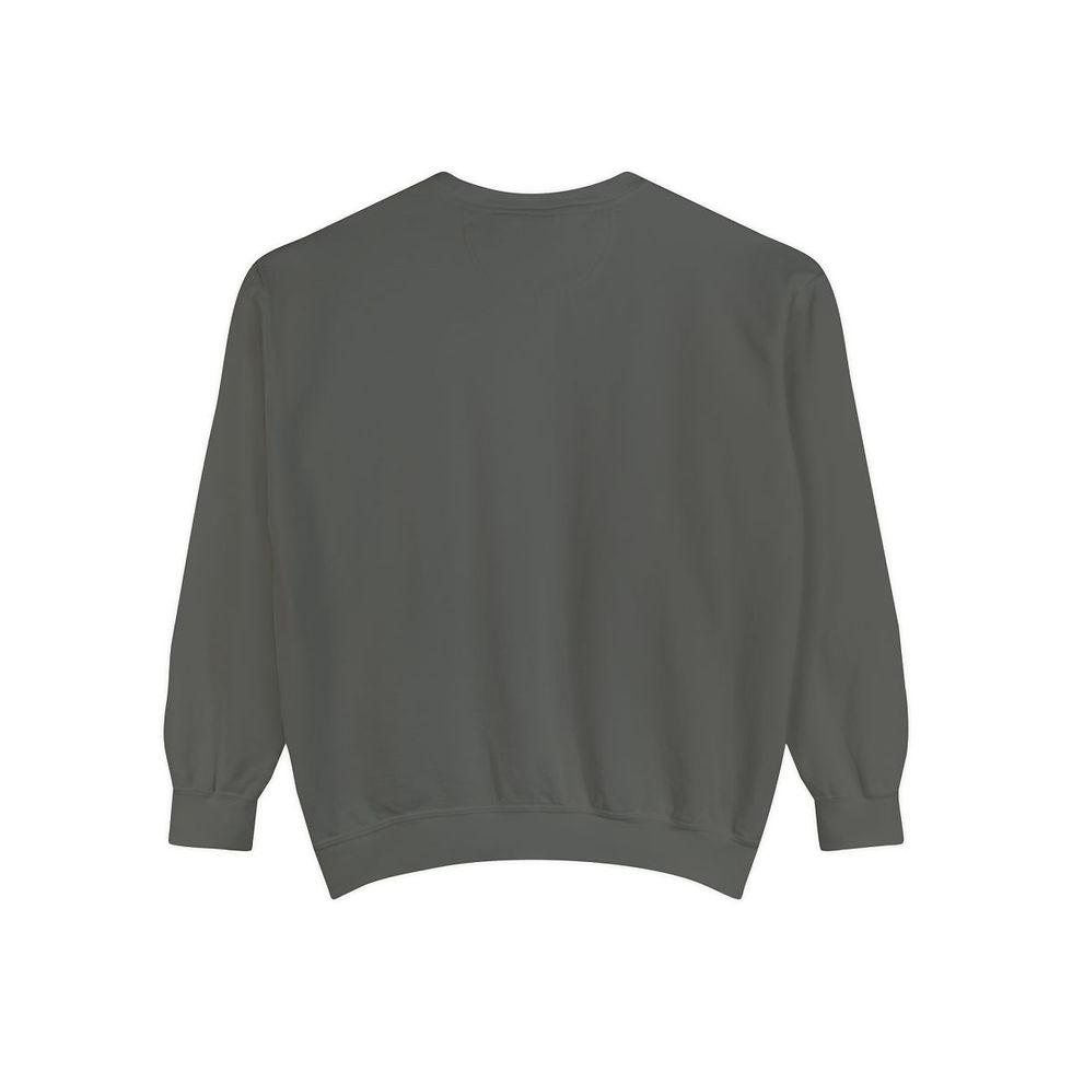 Thumbnail: Bootiful Ghost Unisex Garment-Dyed Sweatshirt