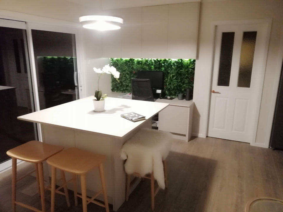 Home office work from home renovation in Levin by Blue Butterfly Interior Design NZ