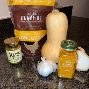 Warming Butternut Squash Soup 