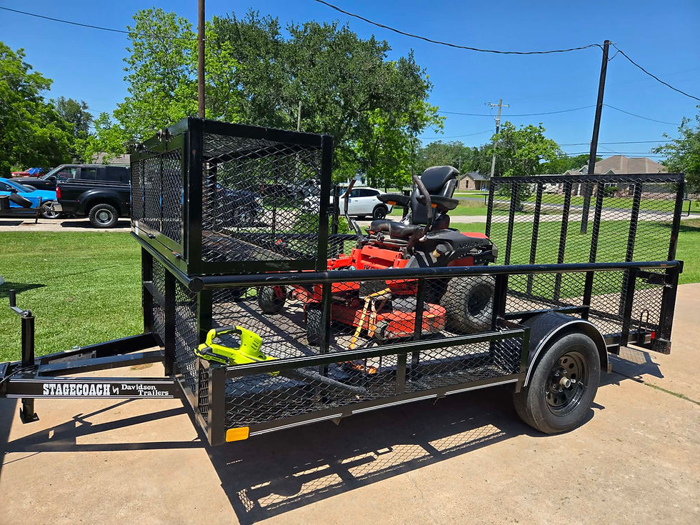 Thumbnail: 2024 DAVIDSON 77X122 LANDSCAPE TRAILER