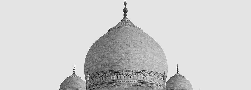 Black and White Mosque