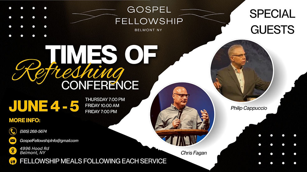 Times of Refreshing Conference (Belmont, NY)