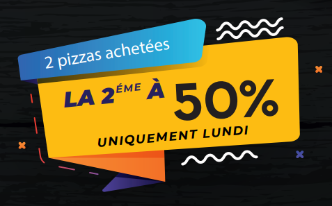 Promotion 2 pizzas