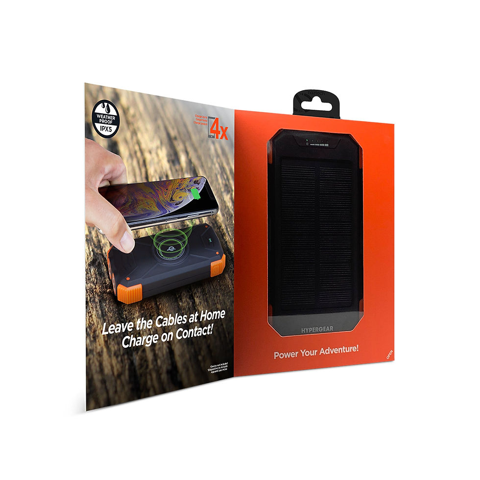 Thumbnail: HyperGear Solar 10000mAh Wireless Power Bank