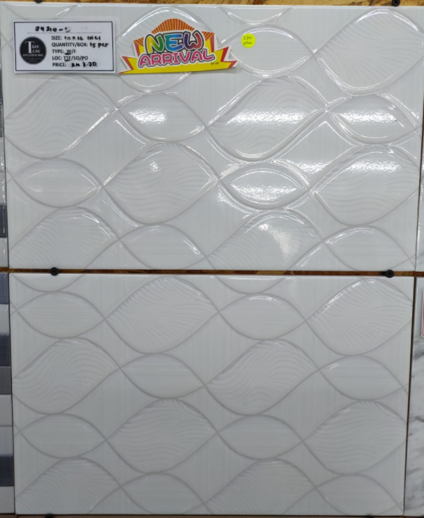Thumbnail: TILE : 10 X 16 INCH ( INDOOR TILE @ BACK SPLASH )
