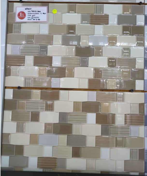 Thumbnail: TILE : 10 X 16 INCH ( INDOOR TILE @ BACK SPLASH )