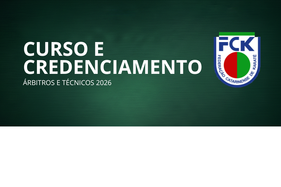CURSO E CREDENCIAMENTO DE ARBITRAGEM 2026