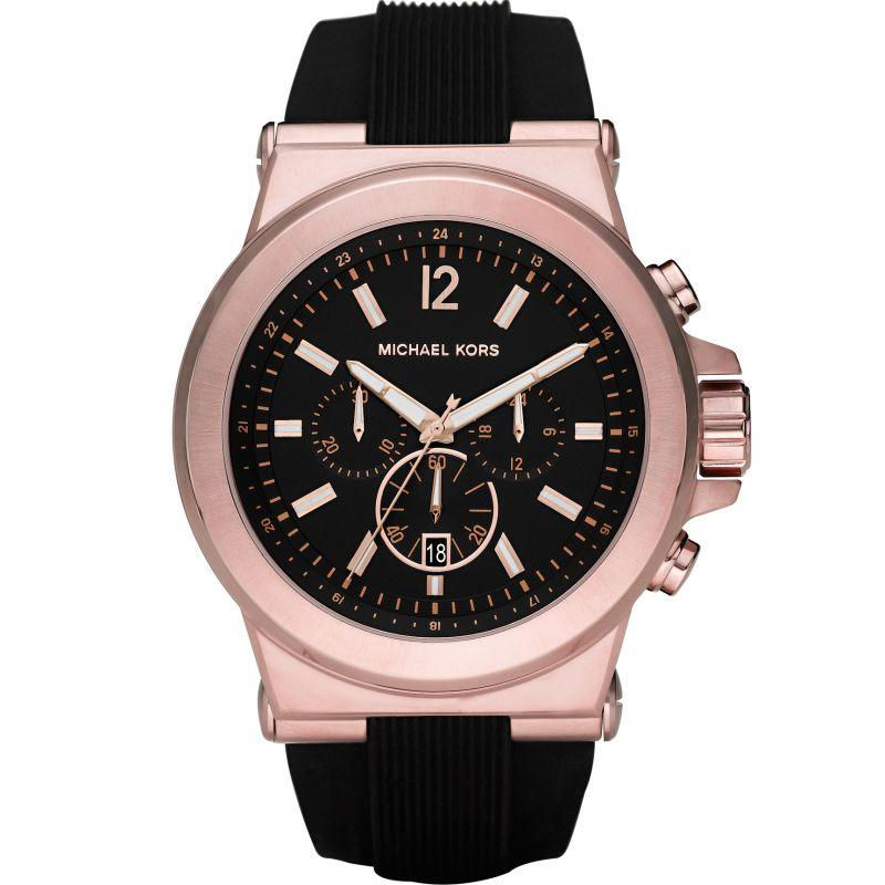 Michael Kors Mk8184 Men S Chronograph Dylan Black Watch
