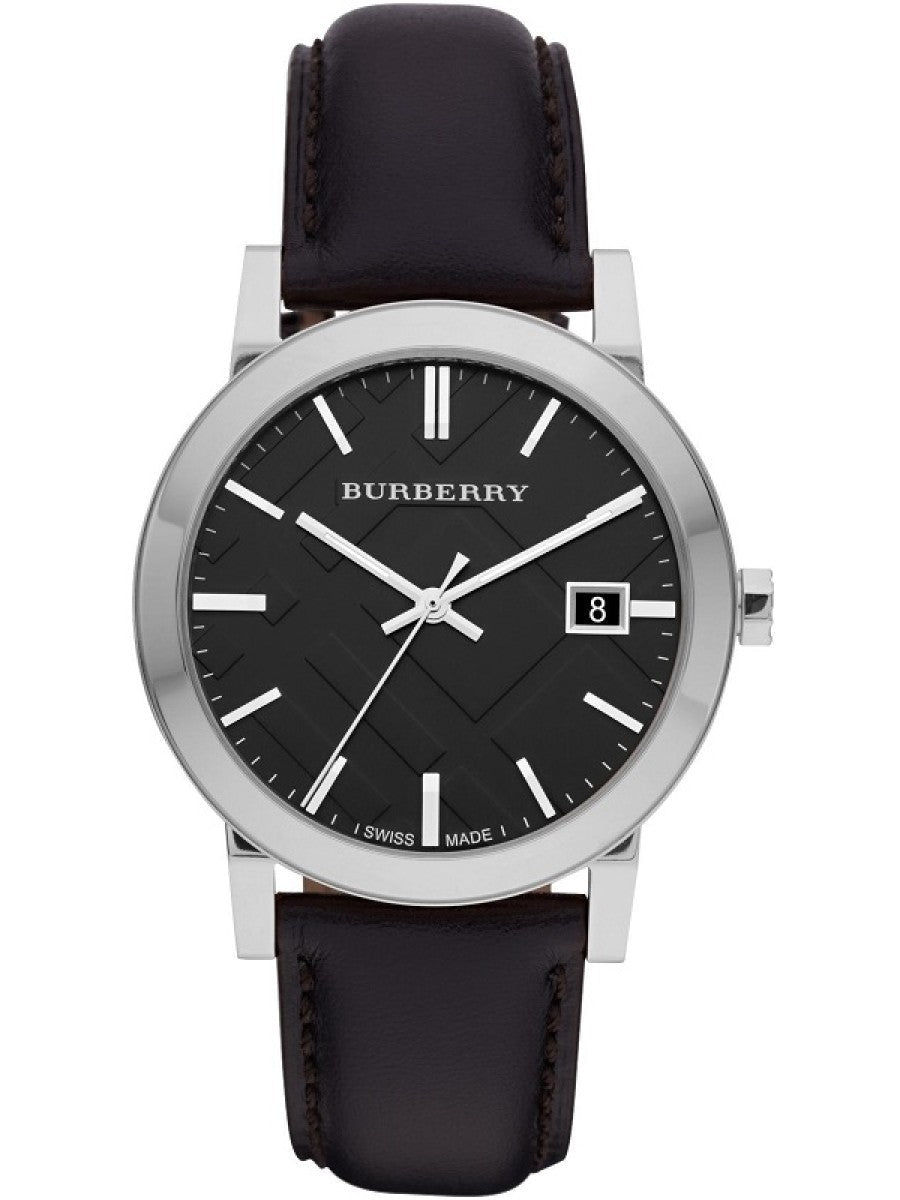 Burberry Mens Watch The City Check Black Bu9009
