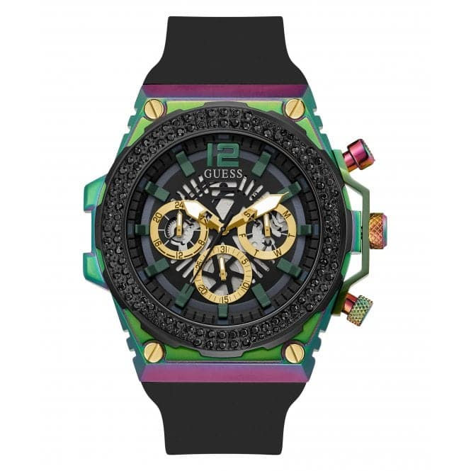 Guess Watches Gents Exposure 2 Tone Watch Gw0633g1