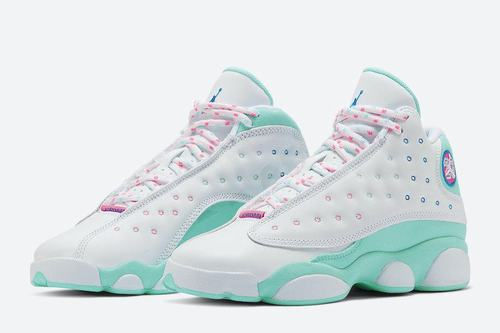 Jordan13 GS Aurora Green Women