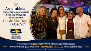 ACACSC: Assembleia, Confraternização e importantes conquistas
