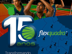 Flexquadra 15 anos transformando espaços pelo Brasil