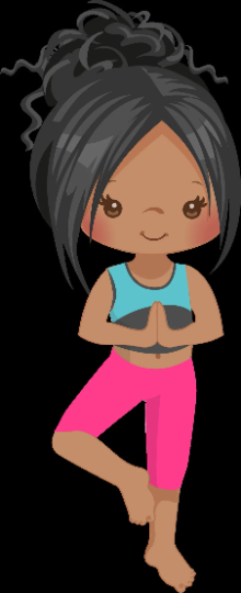 Thumbnail: Girl doing Yoga Personalized Christmas Ornament