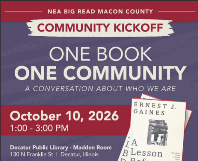 Big Read Macon County Community Kickoff!
