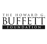 Howard G Buffett Foundation Logo in white box