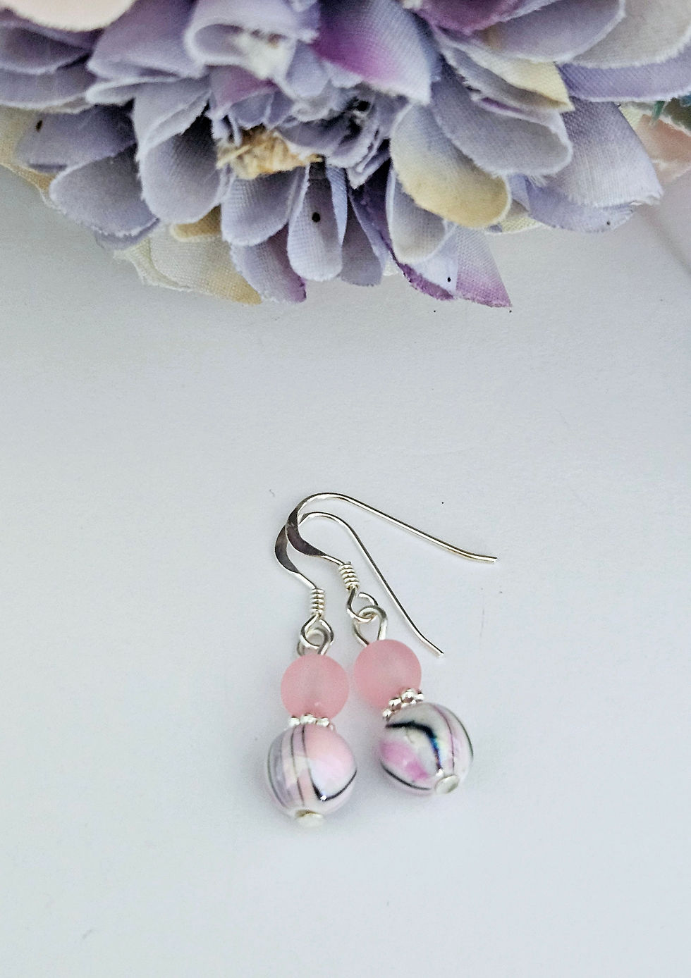 Thumbnail: Dainty stripy earrings