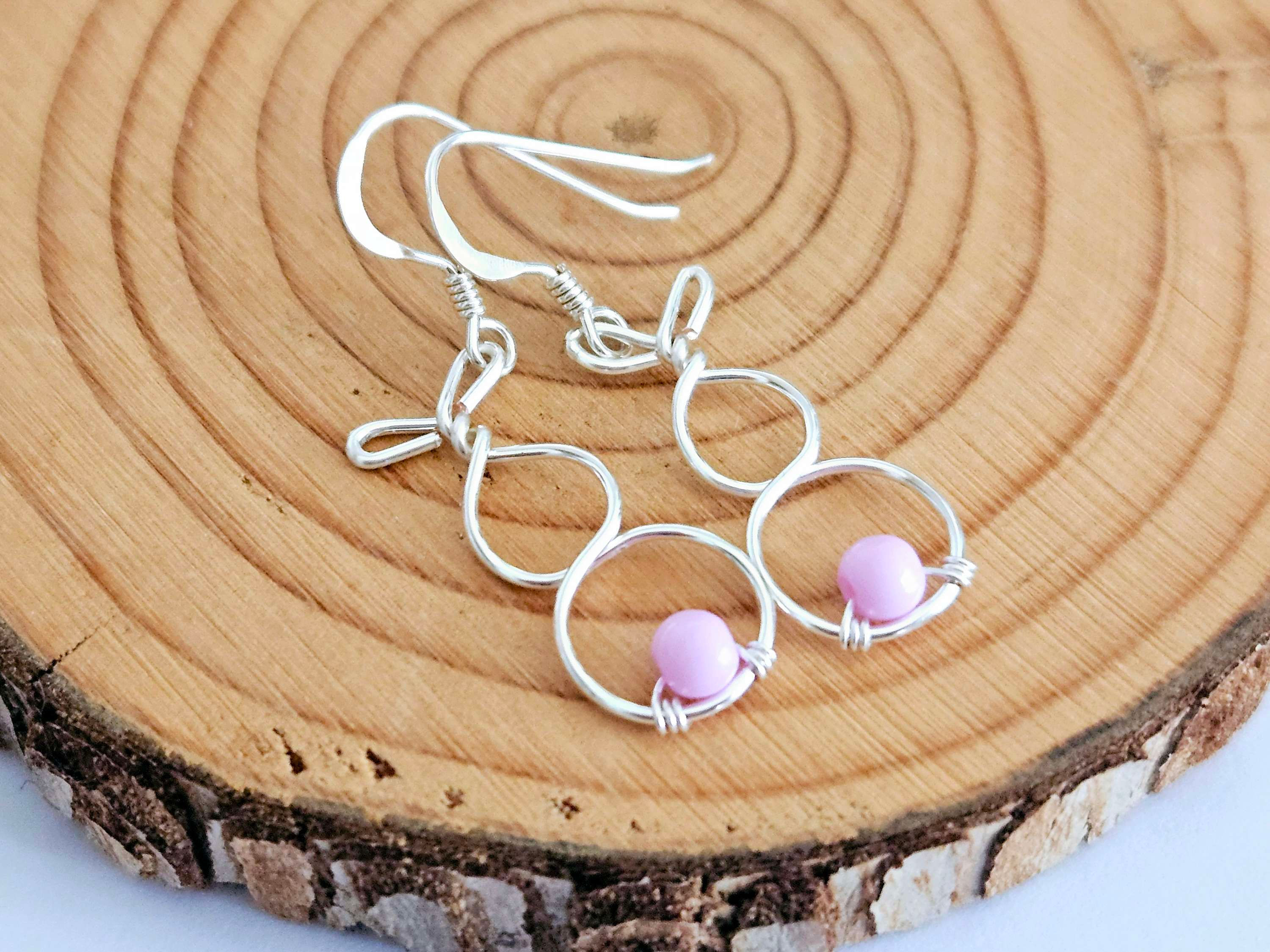 Cute Easter Bunny dangle earrings 