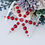 Thumbnail: Beaded Snowflake Christmas decorations 